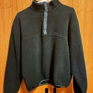 vintage LL Bean quarter snap fleece
